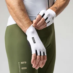 Gants<GOBIK GANTS COURTS BLACK MAMBA UNISEX WHITE