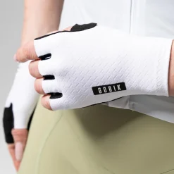 Gants<GOBIK GANTS COURTS BLACK MAMBA UNISEX WHITE