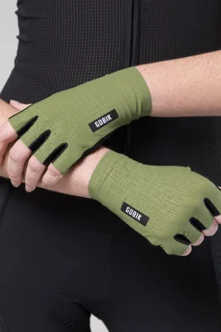Gants | Gants<GOBIK GANTS COURTS MAMBA 2.0 UNISEX OLIVE GREEN OliveGreen