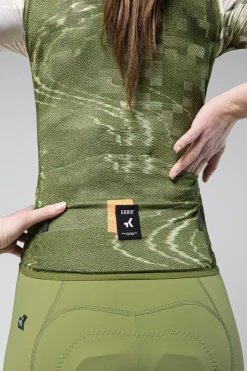 Gilets<GOBIK GILET PLUS 2.0 FEMME OLIVE GREEN OliveGreen