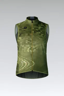 Gilets<GOBIK GILET PLUS 2.0 HOMME OLIVE GREEN OliveGreen
