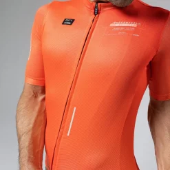 Maillots<GOBIK MAILLOT À MANCHES COURTES STARK HOMME TANGERINE