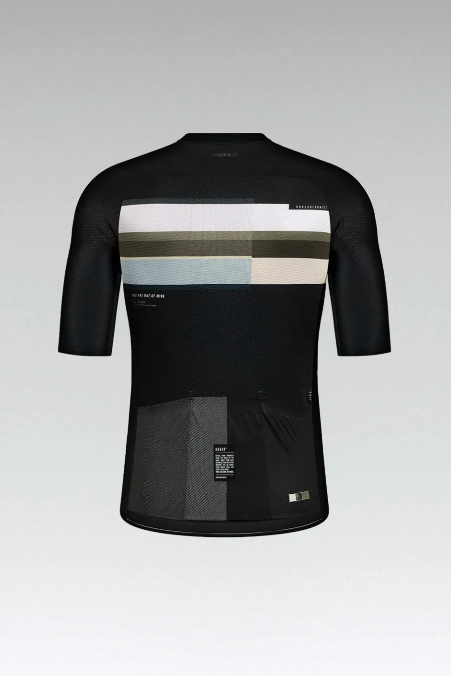 Maillots<GOBIK MAILLOT À MANCHES COURTES INFINITY UNISEX ARMY STREAK
