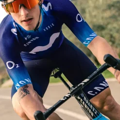 Maillots<GOBIK MAILLOT À MANCHES COURTES INFINITY UNISEX MOVISTAR TEAM 23