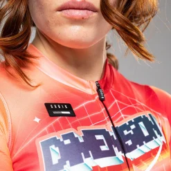 Maillots<GOBIK MAILLOT À MANCHES COURTES STARK FEMME HIBISCUS