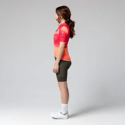 Maillots<GOBIK MAILLOT À MANCHES COURTES STARK FEMME HIBISCUS