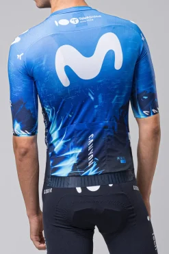 Maillots<GOBIK MAILLOT À MANCHES COURTES INFINITY HOMME MOVISTAR TEAM 24