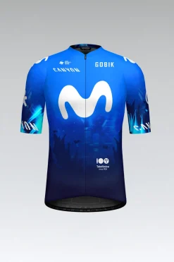 Maillots<GOBIK MAILLOT À MANCHES COURTES ODYSSEY UNISEX MOVISTAR TEAM 24