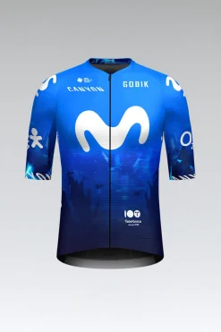 Maillots<GOBIK MAILLOT À MANCHES COURTES INFINITY HOMME MOVISTAR TEAM 24