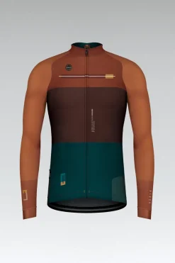 Maillots Longs<GOBIK MAILLOT À MANCHES LONGUES PACER UNISEX WALNUT