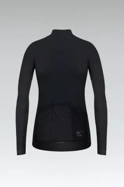 Maillots Longs<GOBIK MAILLOT À MANCHES LONGUES PACER SOLID FEMME JET BLACK