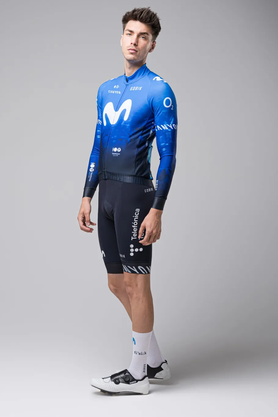 Maillots Longs<GOBIK MAILLOT À MANCHES LONGUES HYDER HOMME MOVISTAR TEAM 24