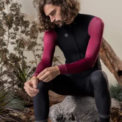 Maillots Longs<GOBIK MAILLOT À MANCHES LONGUES PACER BLEND HOMME CABERNET