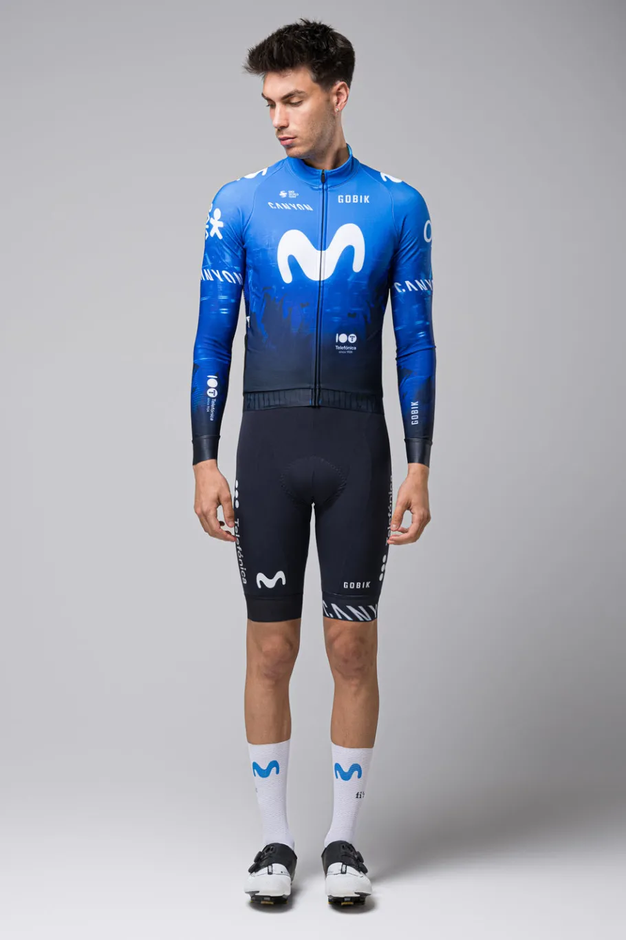 Maillots Longs<GOBIK MAILLOT À MANCHES LONGUES HYDER HOMME MOVISTAR TEAM 24