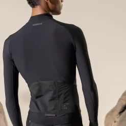 Maillots Longs<GOBIK MAILLOT À MANCHES LONGUES PACER SOLID HOMME JET BLACK
