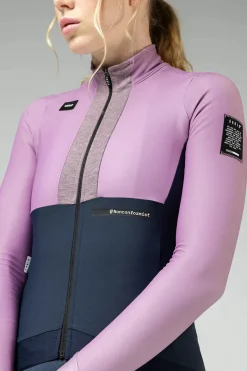 Maillots Longs<GOBIK MAILLOT À MANCHES LONGUES HYDER BLEND FEMME Orchid