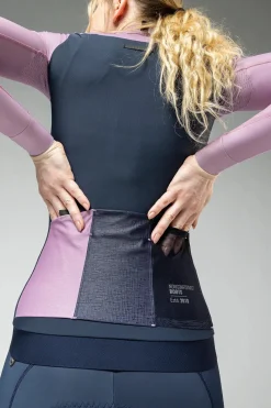 Maillots Longs<GOBIK MAILLOT À MANCHES LONGUES HYDER BLEND FEMME Orchid