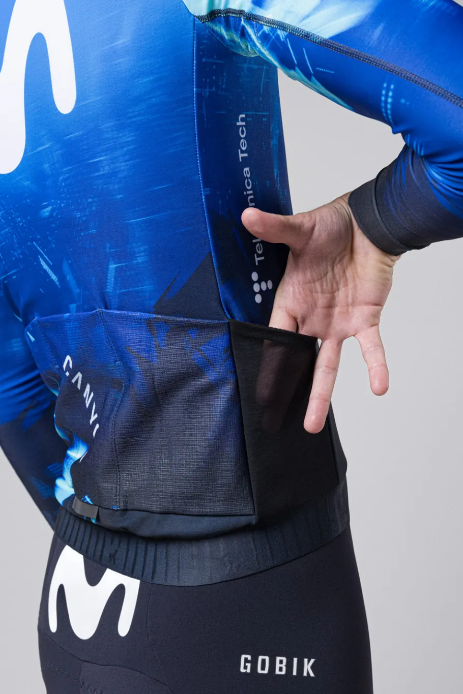 Maillots Longs<GOBIK MAILLOT À MANCHES LONGUES HYDER HOMME MOVISTAR TEAM 24