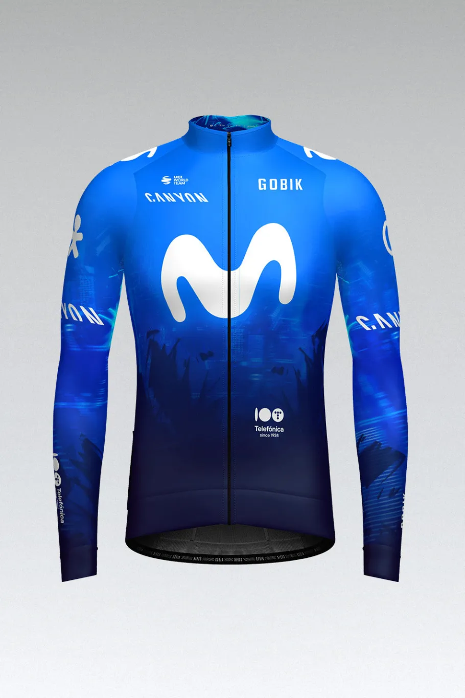 Maillots Longs<GOBIK MAILLOT À MANCHES LONGUES HYDER HOMME MOVISTAR TEAM 24