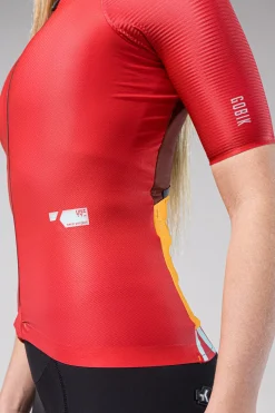 Gravel | Route<GOBIK MAILLOT MANCHES COURTES ATTITUDE 2.0 FEMME Barberry