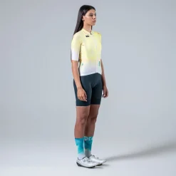 Maillots<GOBIK Maillot MANCHES COURTES ATTITUDE 2.0 FEMME CITRINE