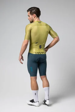 Gravel | Route<GOBIK MAILLOT MANCHES COURTES ATTITUDE 2.0 HOMME SPLIT GREEN SplitGreen