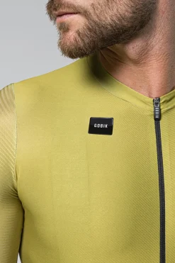 Gravel | Route<GOBIK MAILLOT MANCHES COURTES MAGNITUDE HOMME SPLIT GREEN