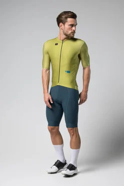 Gravel | Route<GOBIK MAILLOT MANCHES COURTES MAGNITUDE HOMME SPLIT GREEN