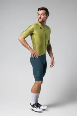 Gravel | Route<GOBIK MAILLOT MANCHES COURTES MAGNITUDE HOMME SPLIT GREEN