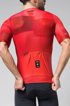 Vtt | Gravel<GOBIK MAILLOT MANCHES COURTES STARK HOMME Cherry