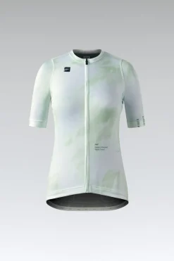 Maillots<GOBIK MAILLOT MANCHES COURTES STARK FEMME Wasabi