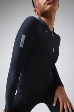Vtt | Gravel<GOBIK MAILLOT MANCHES LONGUES AVALON UNISEX INK BLACK InkBlack