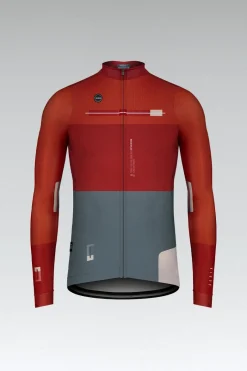 Maillots Longs<GOBIK MAILLOT MANCHES LONGUES COBBLE HOMME CRIMSON