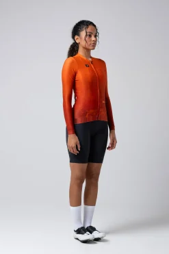 Vtt | Gravel<GOBIK MAILLOT MANCHES LONGUES CX PRO 3.0 UNISEX ORANGE BRÛLÉ BurntOrange