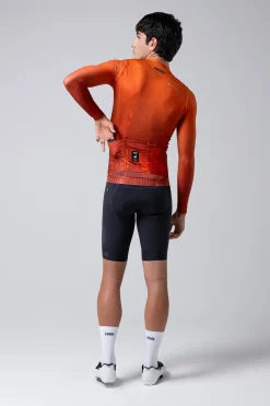 Vtt | Gravel<GOBIK MAILLOT MANCHES LONGUES CX PRO 3.0 UNISEX ORANGE BRÛLÉ BurntOrange
