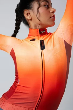 Vtt | Gravel<GOBIK MAILLOT MANCHES LONGUES HYDER FEMME Tangelo