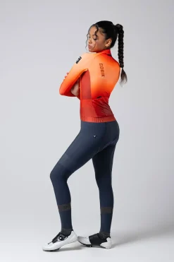 Vtt | Gravel<GOBIK MAILLOT MANCHES LONGUES HYDER FEMME Tangelo