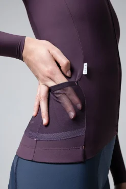 Vtt | Gravel<GOBIK MAILLOT MANCHES LONGUES PACER SOLID 2.0 FEMME Nightshade