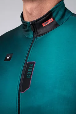 Vtt | Gravel<GOBIK MAILLOT MANCHES LONGUES SUPERHYDER HOMME Everglade
