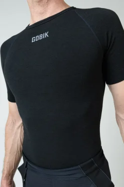Vtt | Sous Maillots<GOBIK SOUS MAILLOT MANCHES COURTES WINTER MERINO HOMME COAL