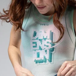 T-Shirts | Sous Maillots<GOBIK SOUS MAILLOT SECOND SKIN FEMME HINT GREEN