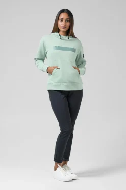 Lifestyle<GOBIK SWEAT À CAPUCHE TRAILBLAZE FEMME CROSSBAR SEACREST CrossbarSeacrest