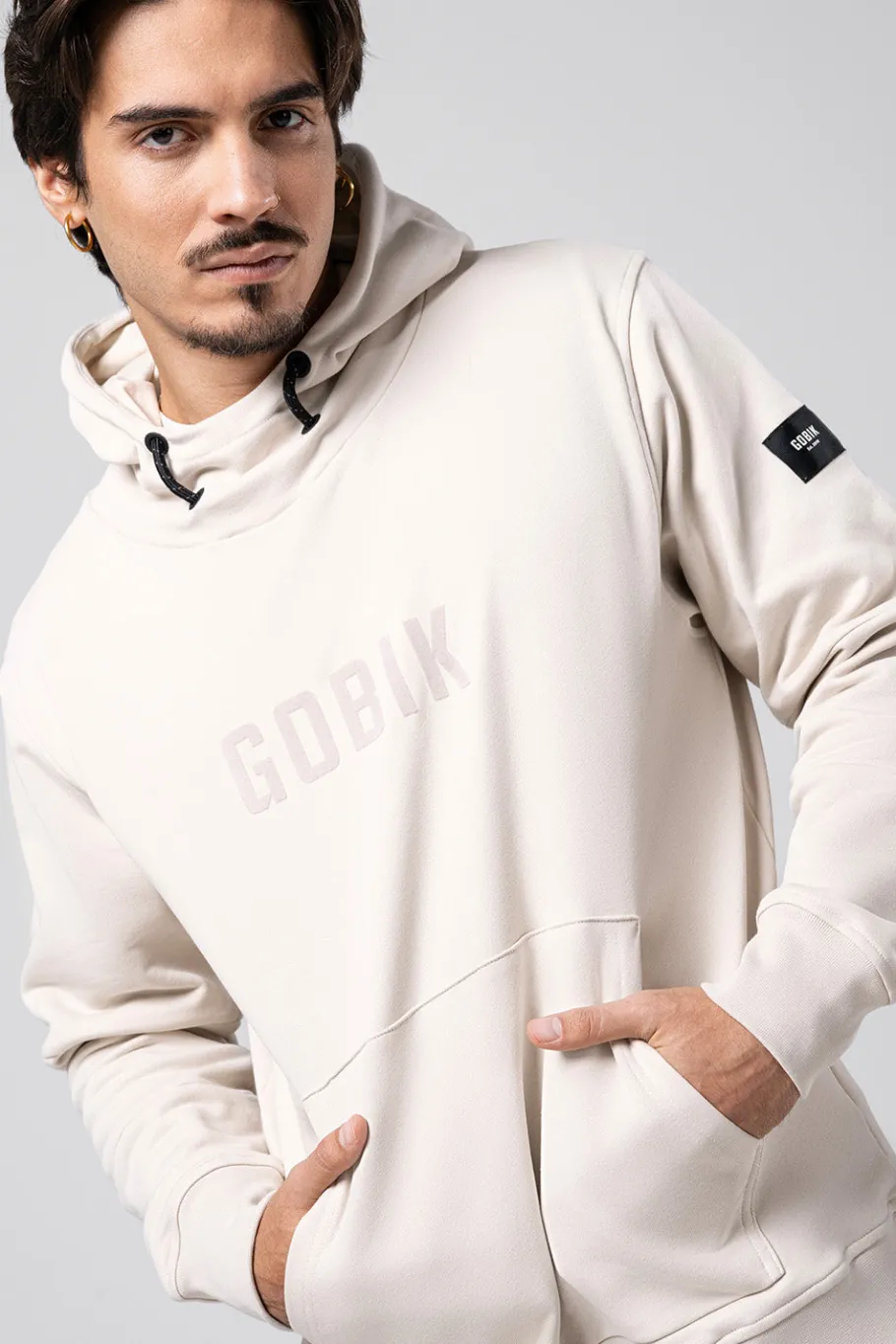 Lifestyle<GOBIK SWEAT À CAPUCHE TRAILBLAZE HOMME Angora