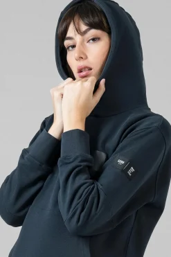 Lifestyle<GOBIK SWEAT À CAPUCHE TRAILBLAZE FEMME CROSSBAR ULTRABLUE CrossbarUltrablue