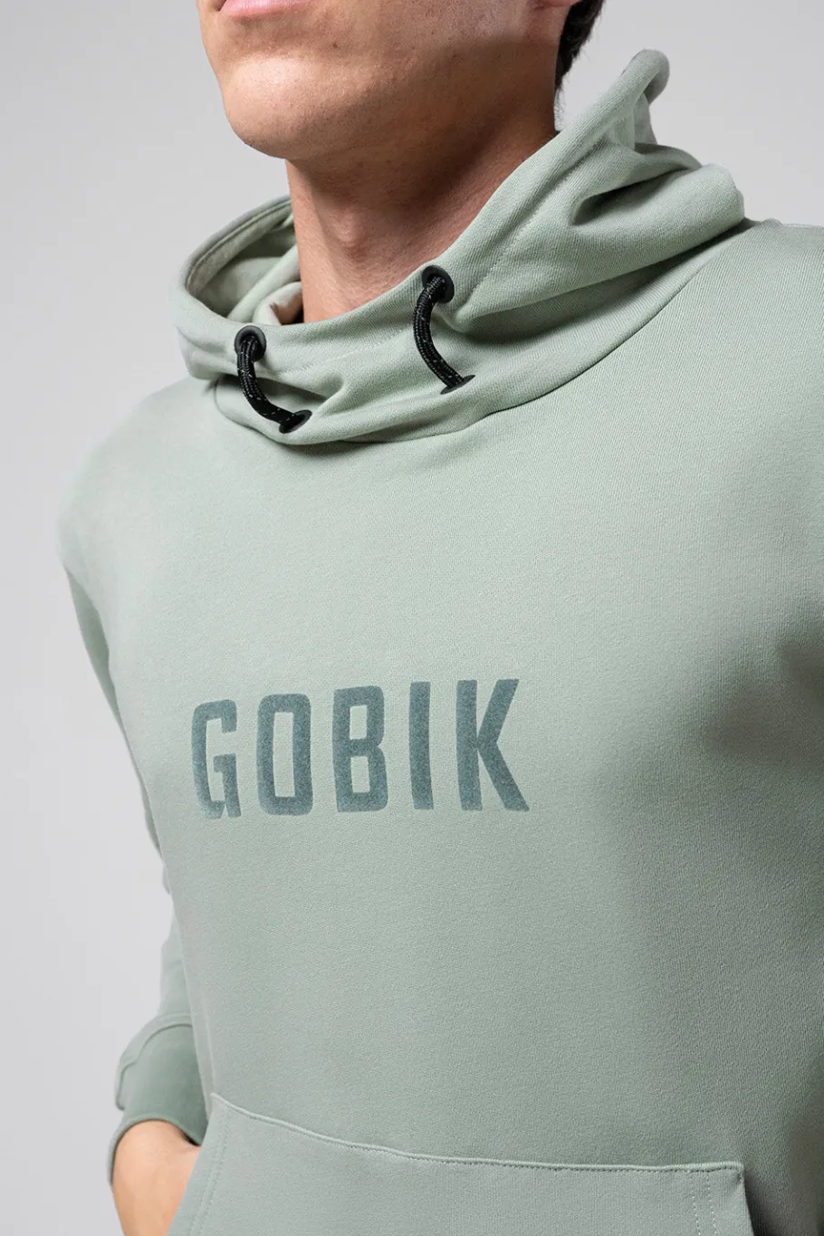 Lifestyle<GOBIK SWEAT À CAPUCHE TRAILBLAZE HOMME ICEBERG GREEN IcebergGreen