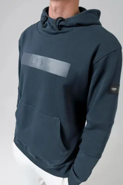 Lifestyle<GOBIK SWEAT À CAPUCHE TRAILBLAZE HOMME CROSSBAR ULTRABLUE CrossbarUltrablue