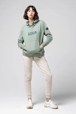 Lifestyle<GOBIK SWEAT À CAPUCHE TRAILBLAZE FEMME ICEBERG GREEN IcebergGreen