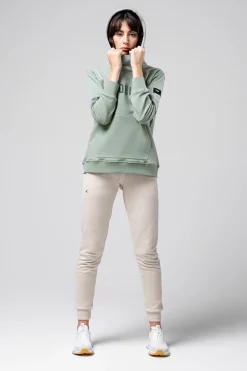 Lifestyle<GOBIK SWEAT À CAPUCHE TRAILBLAZE FEMME ICEBERG GREEN IcebergGreen