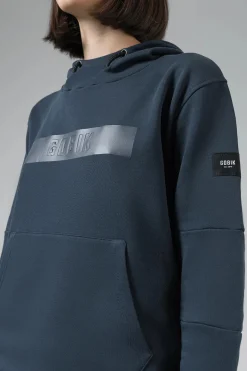 Lifestyle<GOBIK SWEAT À CAPUCHE TRAILBLAZE FEMME CROSSBAR ULTRABLUE CrossbarUltrablue
