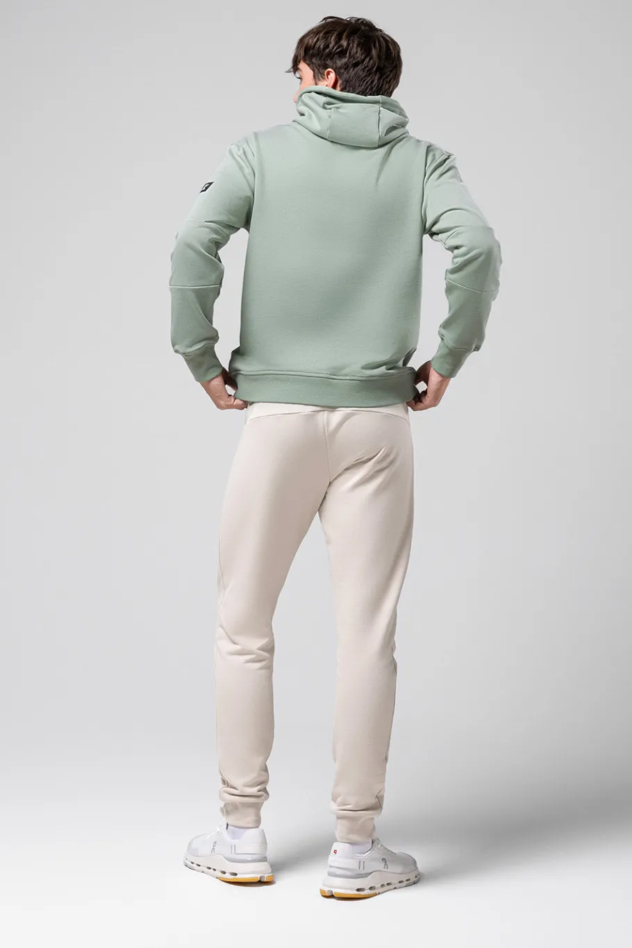 Lifestyle<GOBIK SWEAT À CAPUCHE TRAILBLAZE HOMME ICEBERG GREEN IcebergGreen